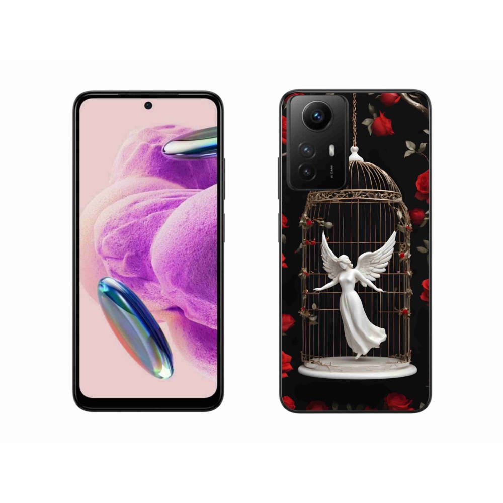 Gél borítás mmCase a Xiaomi Redmi Note 12S számára - csapdába esett angyal