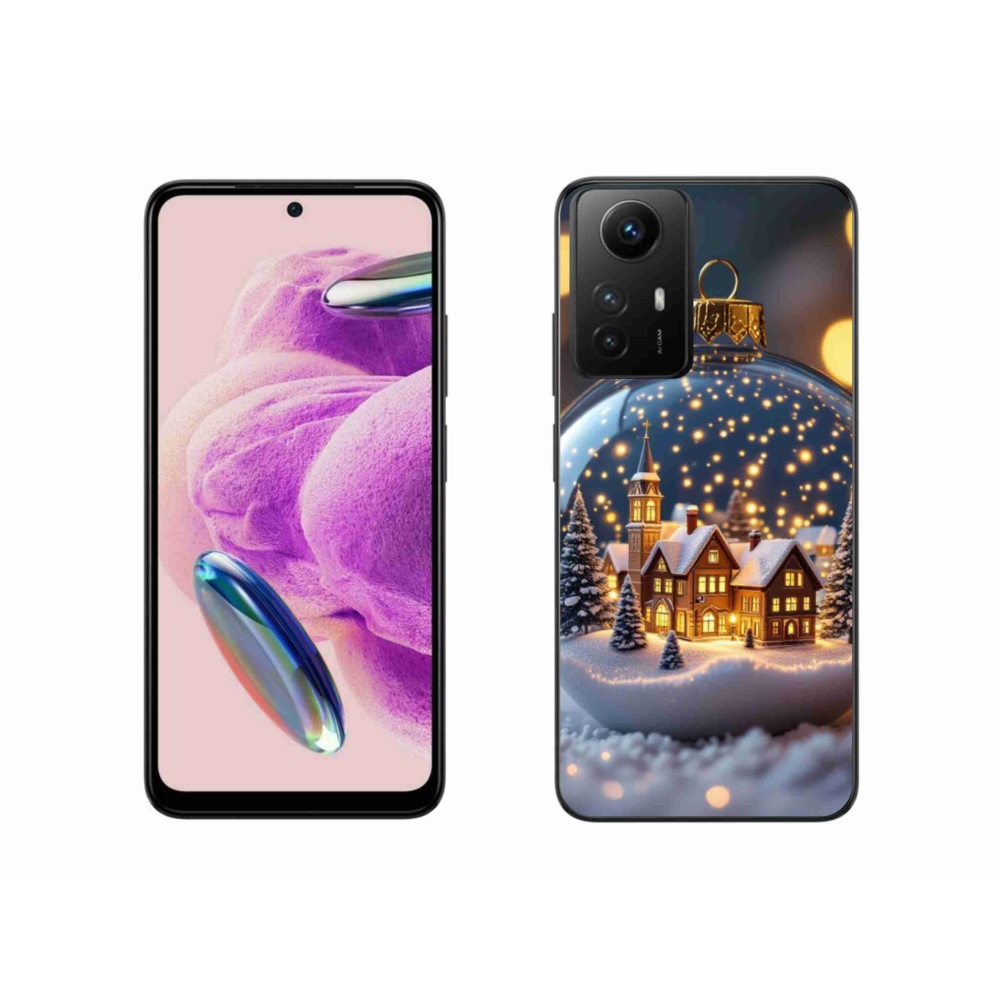 Gél borító mmCase a Xiaomi Redmi Note 12S-hez - karácsonyi golyók 4