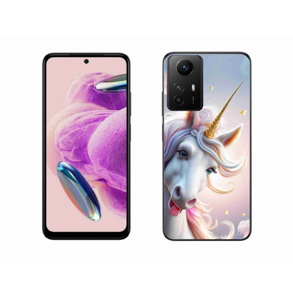 Gél borítás mmCase a Xiaomi Redmi Note 12S-hez - vidám egyszarvú