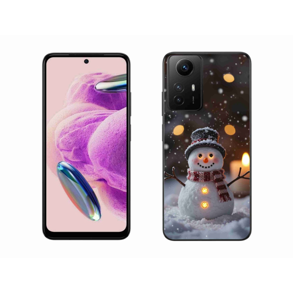 Gél borítás mmCase a Xiaomi Redmi Note 12S-hez - boldog hóember