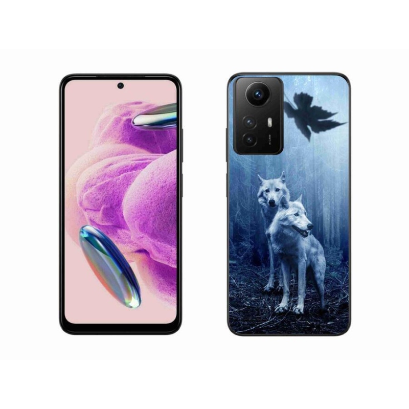 Gél borító mmCase a Xiaomi Redmi Note 12S-hez - farkasok az erdőben