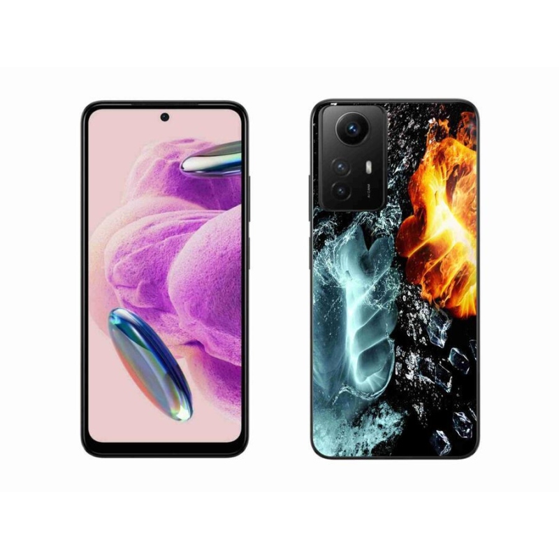 Gél borítás mmCase a Xiaomi Redmi Note 12S számára - víz és tűz