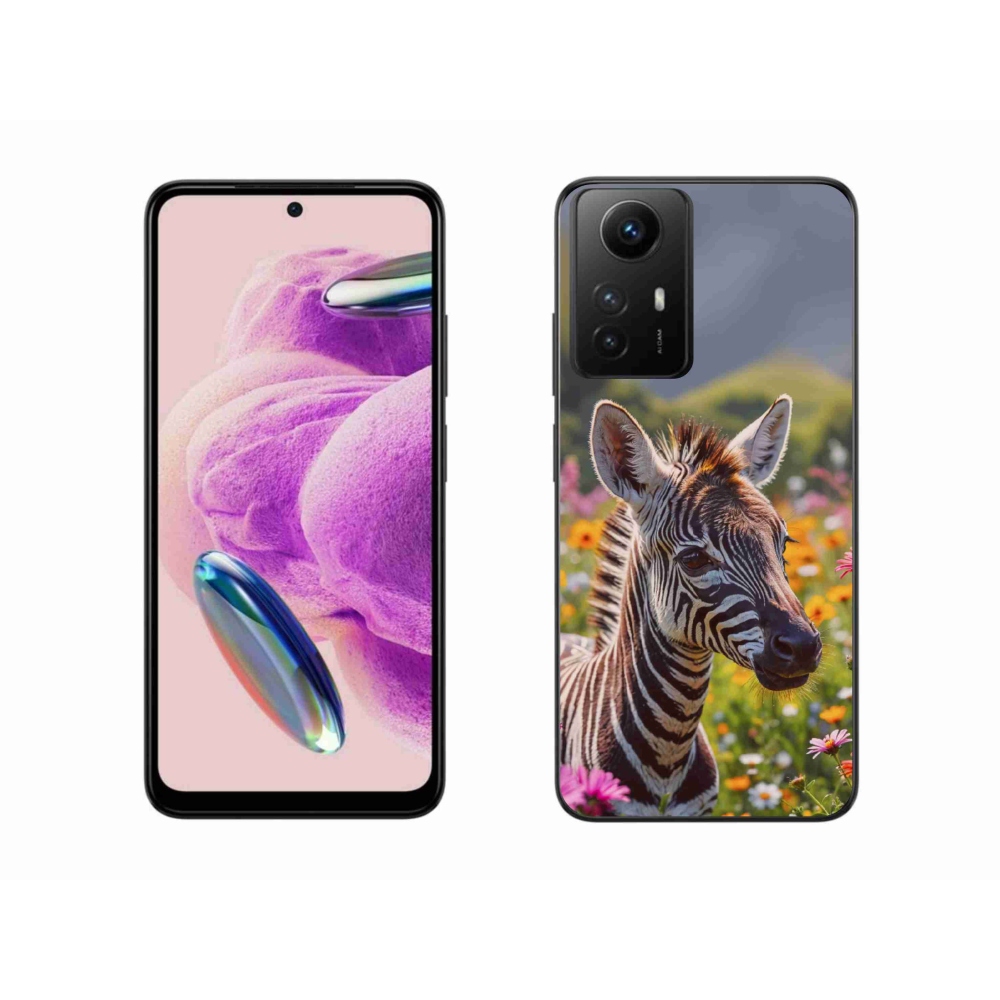Gél borítás mmCase a Xiaomi Redmi Note 12S-hez - zebra a réten