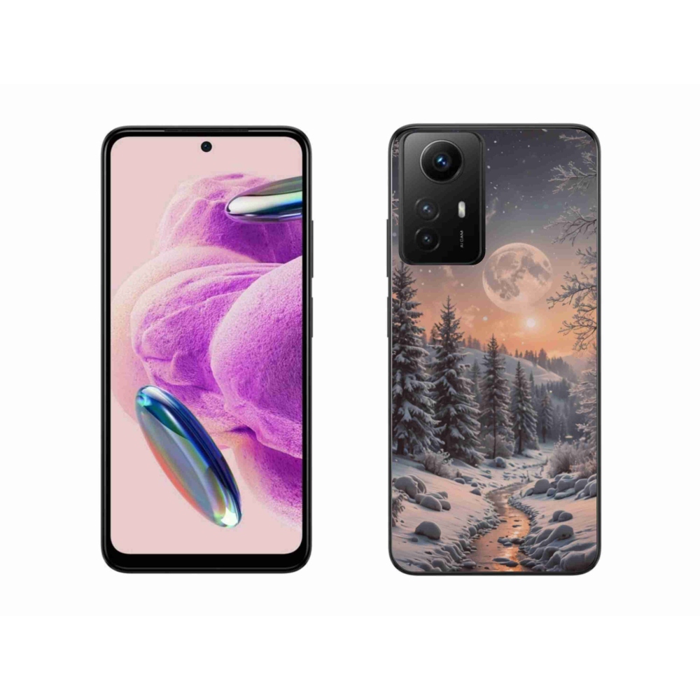 Gél borító mmCase a Xiaomi Redmi Note 12S-hez - téli táj 2