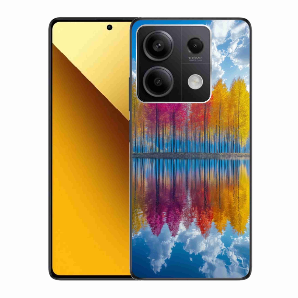 Gél borítás mmCase a Xiaomi Redmi Note 13 5G számára - színes fák