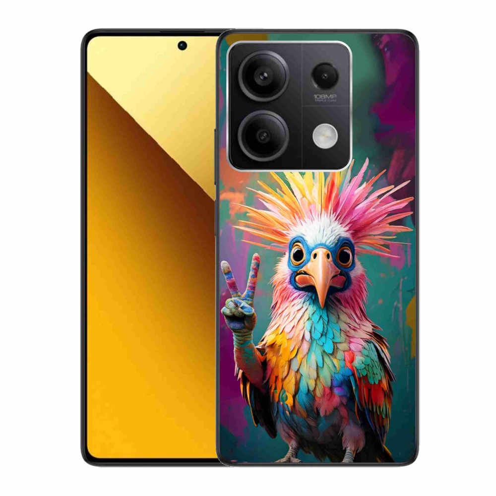 Gél borítás mmCase a Xiaomi Redmi Note 13 5G számára - színes lázadó