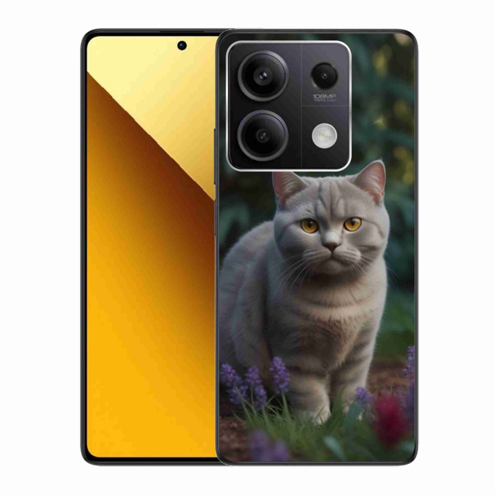 Gél borítás mmCase a Xiaomi Redmi Note 13 5G-hez - brit macska