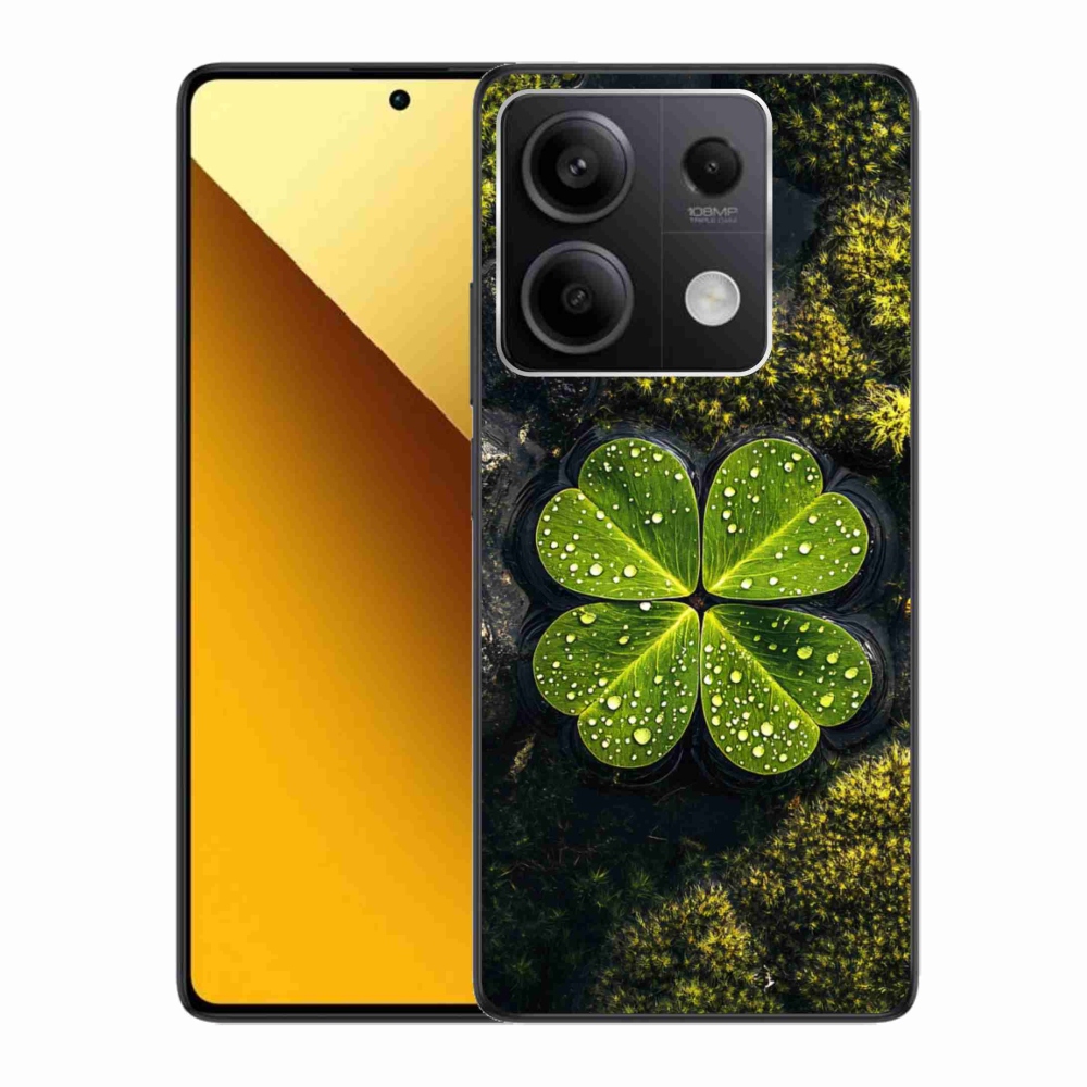 Gél borítás mmCase a Xiaomi Redmi Note 13 5G-hez - négylevelű lóhere