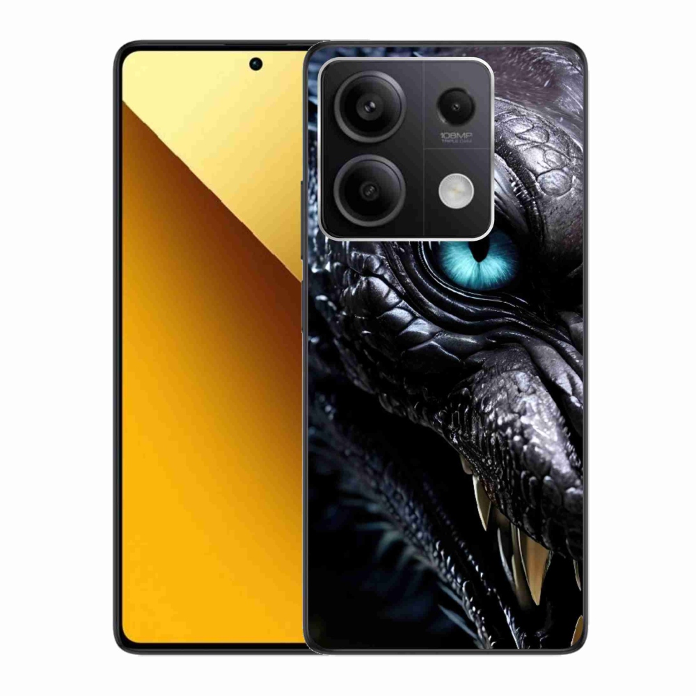 Zselés borítás mmCase a Xiaomi Redmi Note 13 5G számára - sárkány nézet