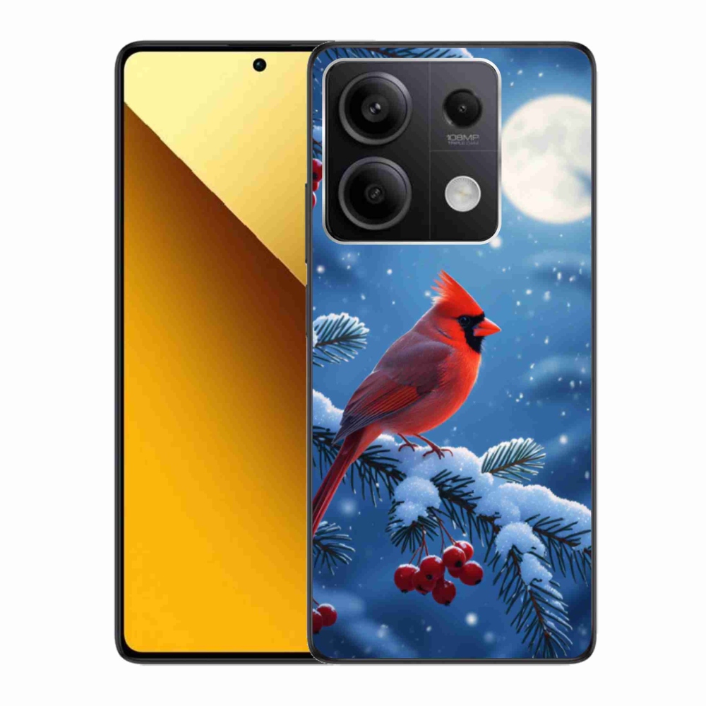 Gél borítás mmCase a Xiaomi Redmi Note 13 5G készülékhez - bíborvörös színű