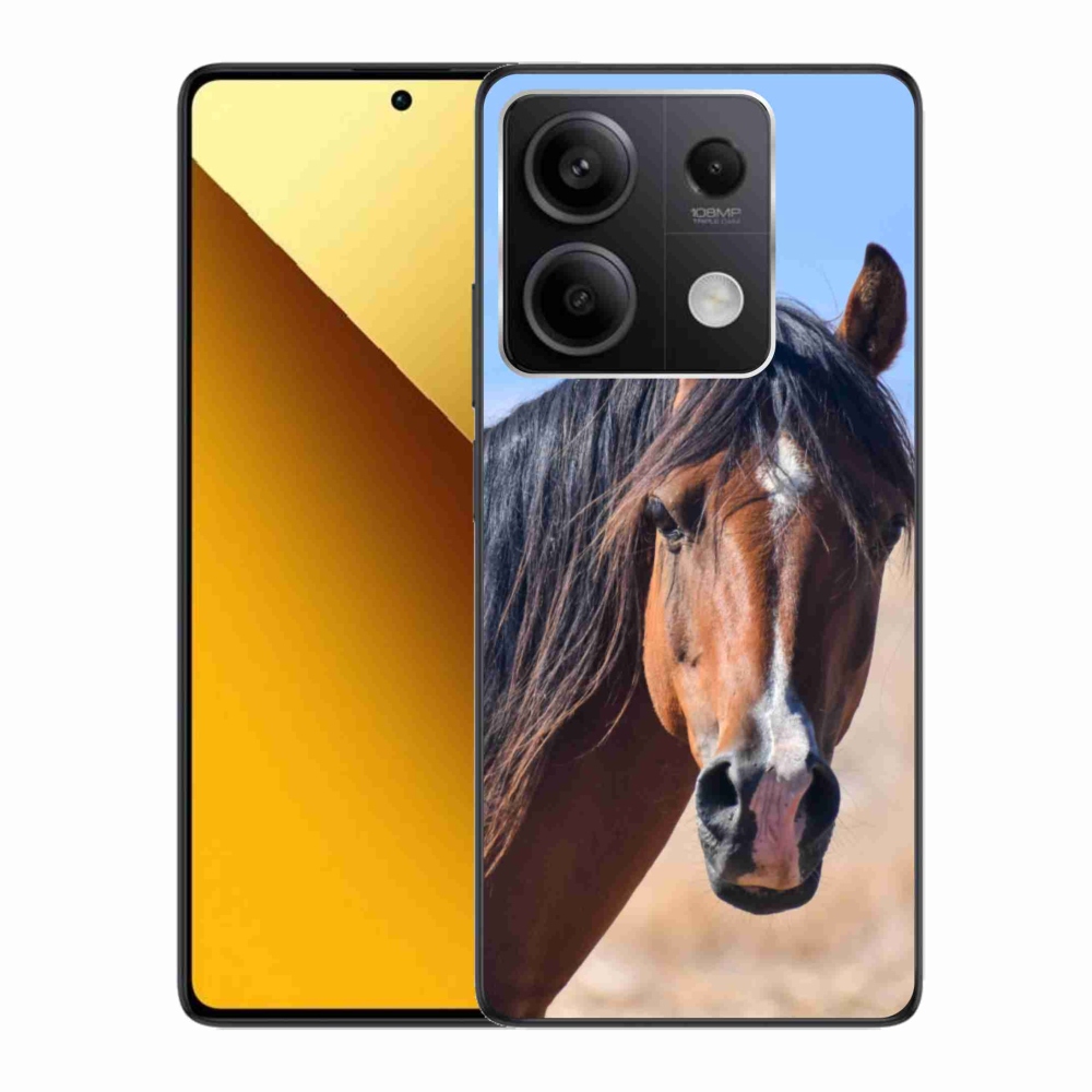 Gél borítás mmCase a Xiaomi Redmi Note 13 5G számára - nyugodt ló