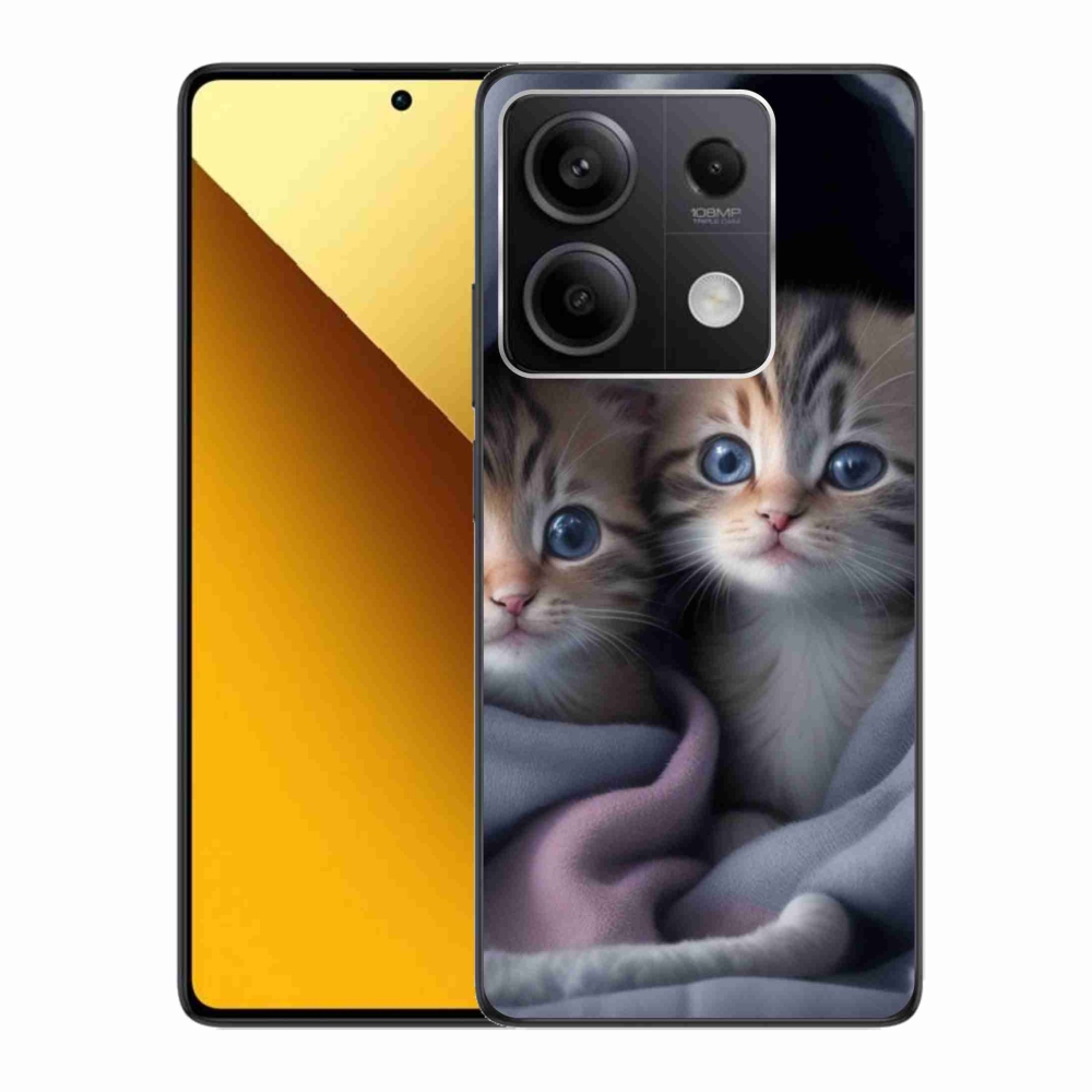 Gél borítás mmCase a Xiaomi Redmi Note 13 5G-hez - cat duo 2