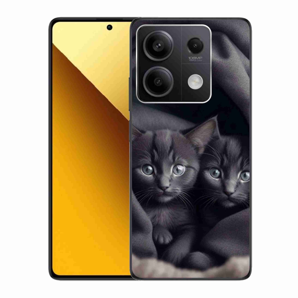 Gél borítás mmCase a Xiaomi Redmi Note 13 5G-hez - cat duo