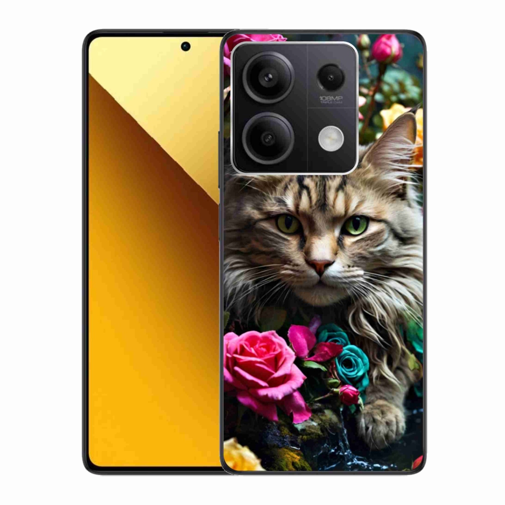Gél borítás mmCase a Xiaomi Redmi Note 13 5G-hez - macskaszem nézet 2