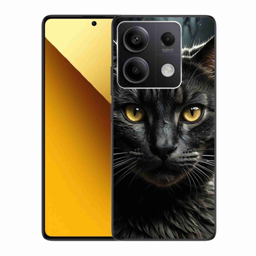 Gél borítás mmCase a Xiaomi Redmi Note 13 5G-hez - macskaszem 3