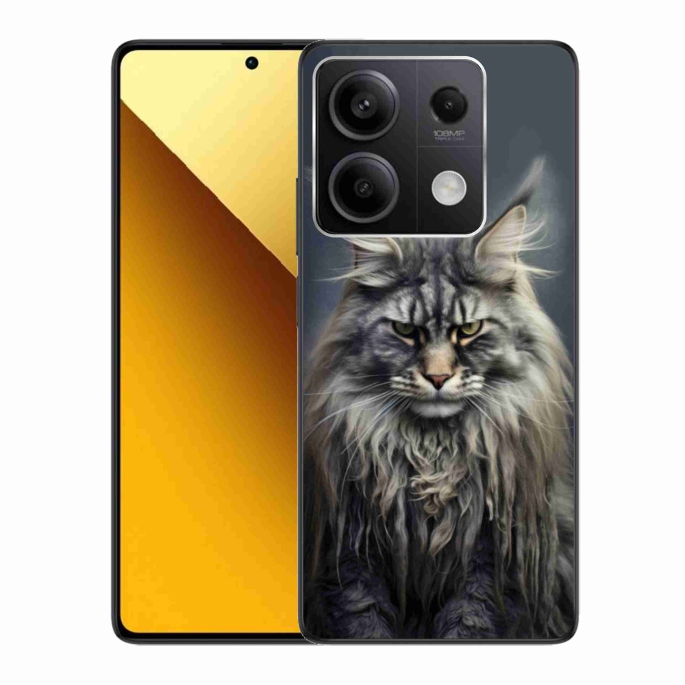 Gél borítás mmCase a Xiaomi Redmi Note 13 5G-hez - macskaszem nézet 4