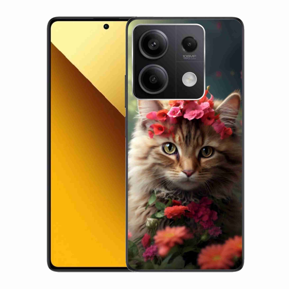 Gél borítás mmCase a Xiaomi Redmi Note 13 5G számára - hercegnő macska