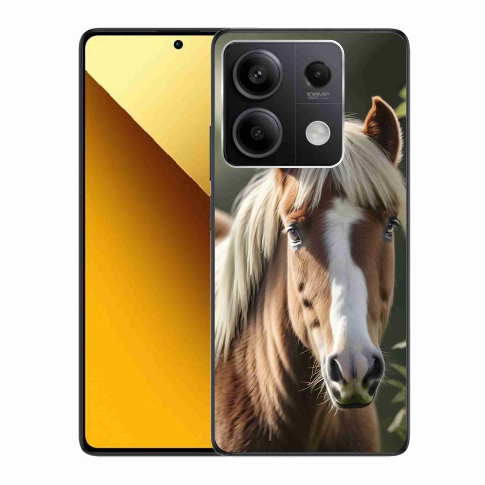 Gél borítás mmCase a Xiaomi Redmi Note 13 5G-hez - ló könnyű sörénnyel