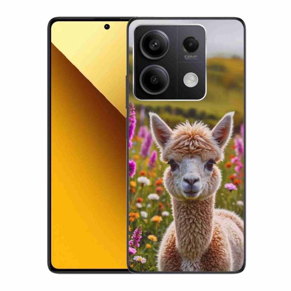 Gél borítás mmCase a Xiaomi Redmi Note 13 5G számára - láma a réten