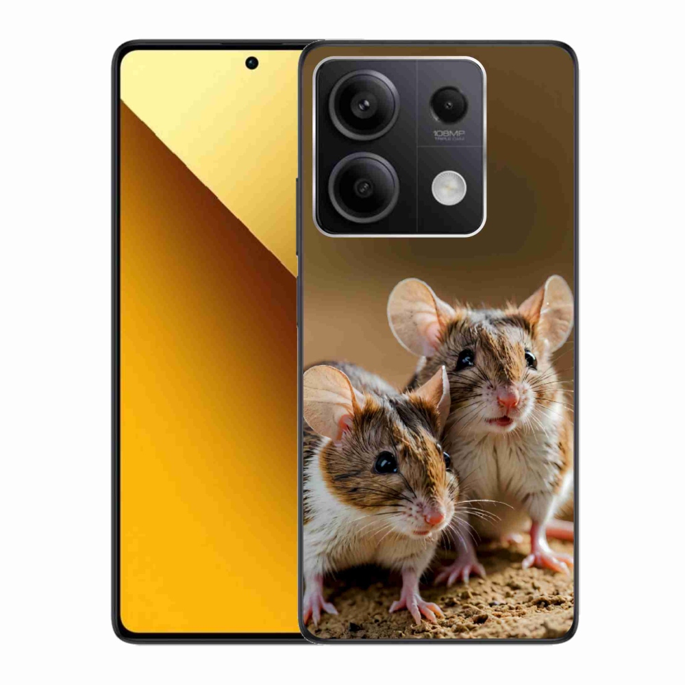 Gél borítás mmCase a Xiaomi Redmi Note 13 5G-hez - egér duó