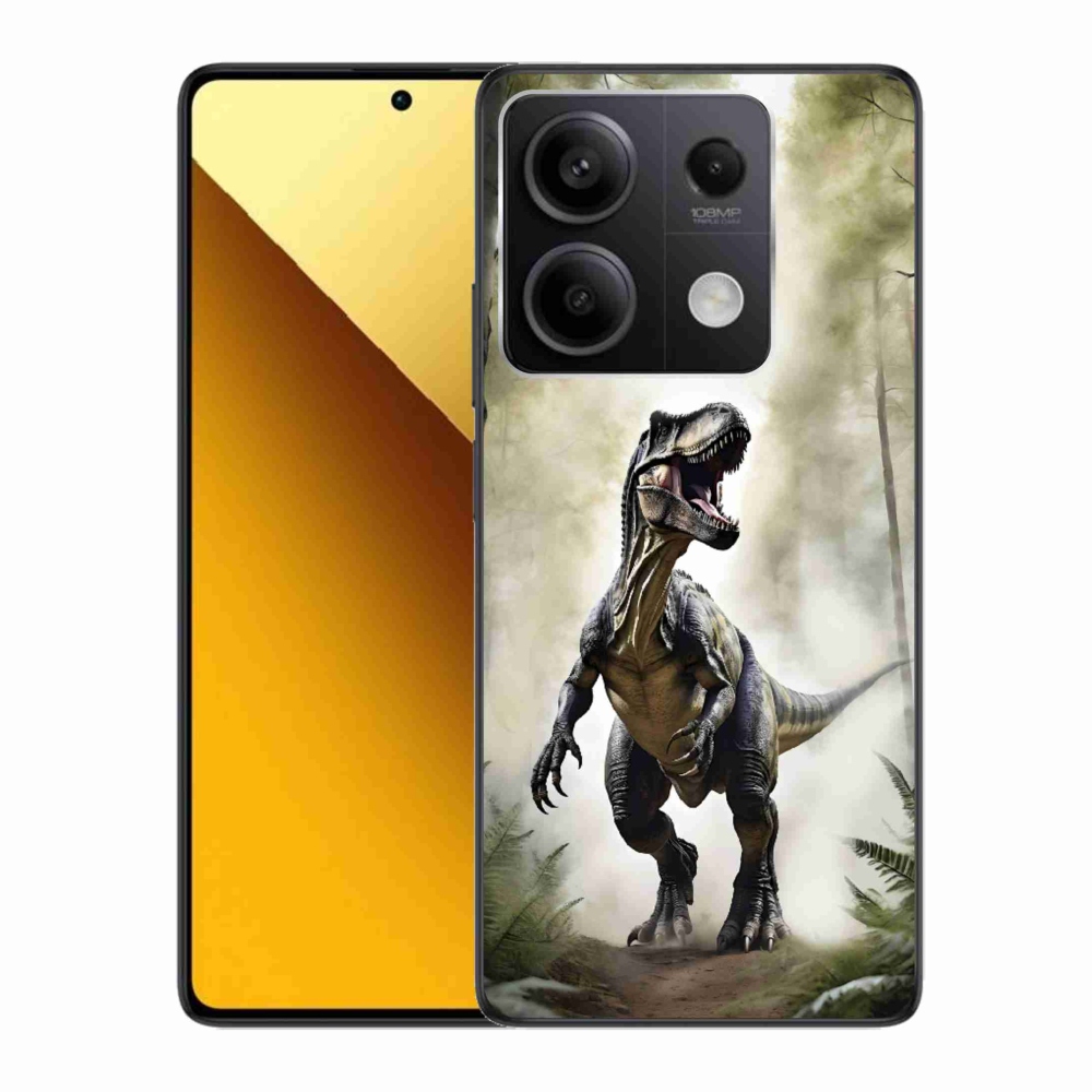 Gél borítás mmCase a Xiaomi Redmi Note 13 5G-hez - dühös T-Rex