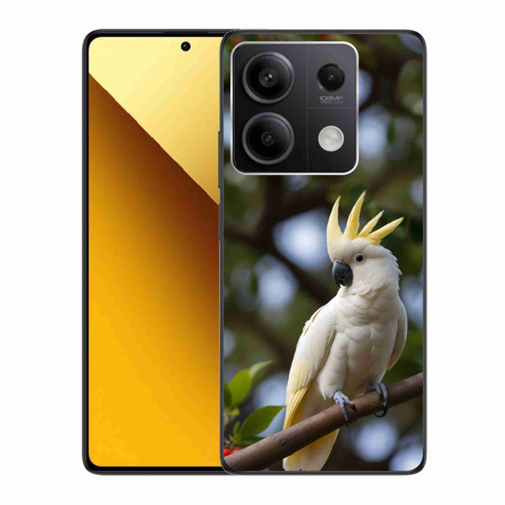 Gél borítás mmCase a Xiaomi Redmi Note 13 5G-hez - papagáj kakadu 3