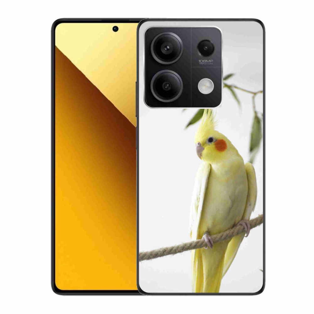 Gél borítás mmCase for Xiaomi Redmi Note 13 5G - papagáj korela chocholatá