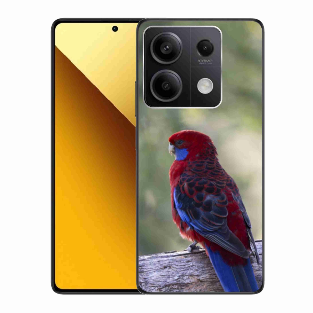Gél borítás mmCase a Xiaomi Redmi Note 13 5G-hez - papagáj rosela