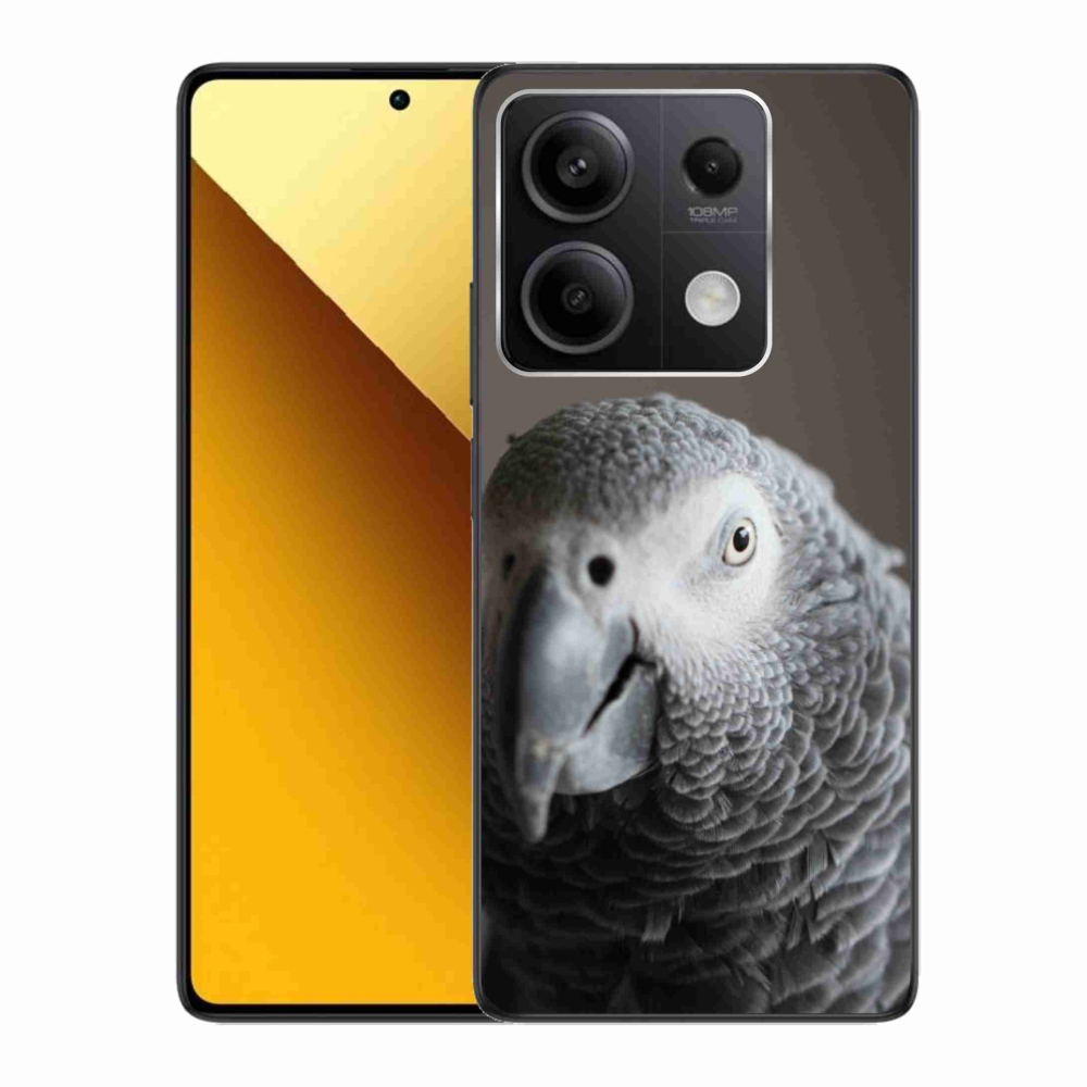 Gél borítás mmCase a Xiaomi Redmi Note 13 5G-hez - papagáj jacko 2