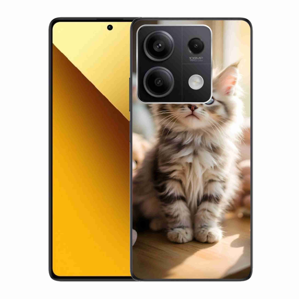 Gél borítás mmCase a Xiaomi Redmi Note 13 5G számára - aranyos cica 10