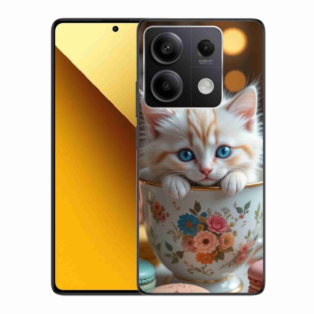 Gél borítás mmCase a Xiaomi Redmi Note 13 5G számára - aranyos cica 6