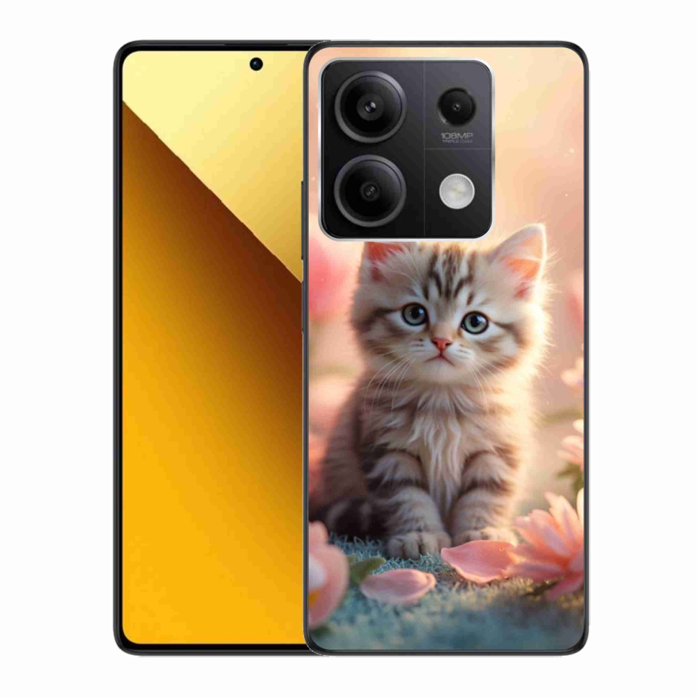 Gél borító mmCase a Xiaomi Redmi Note 13 5G számára - aranyos cica 8