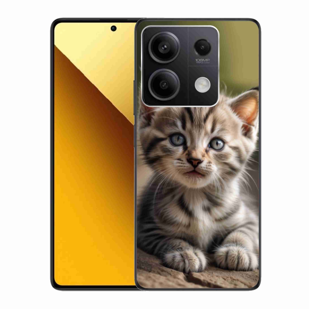 Gél borító mmCase a Xiaomi Redmi Note 13 5G számára - aranyos cica 9