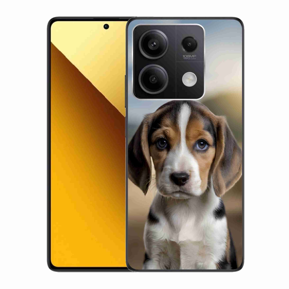Gél borítás mmCase a Xiaomi Redmi Note 13 5G számára - aranyos bézs színű