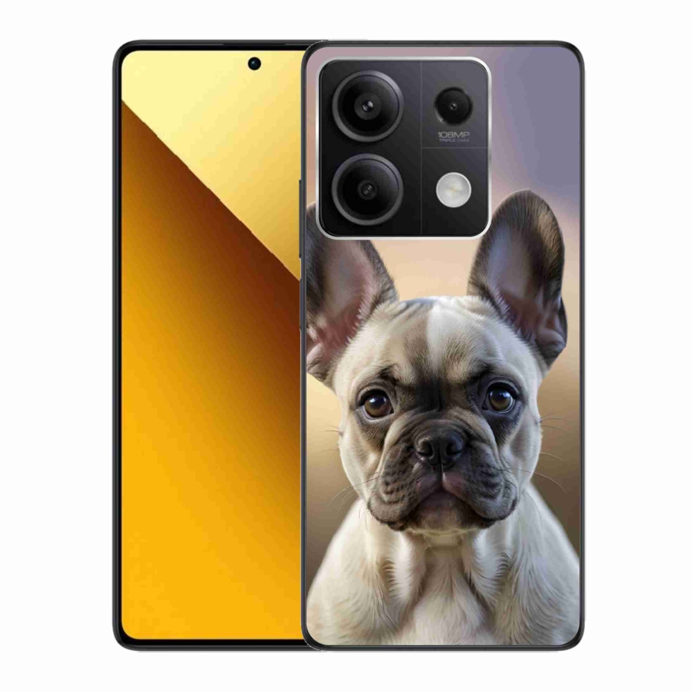 Gél borítás mmCase a Xiaomi Redmi Note 13 5G számára - aranyos francia bulldog
