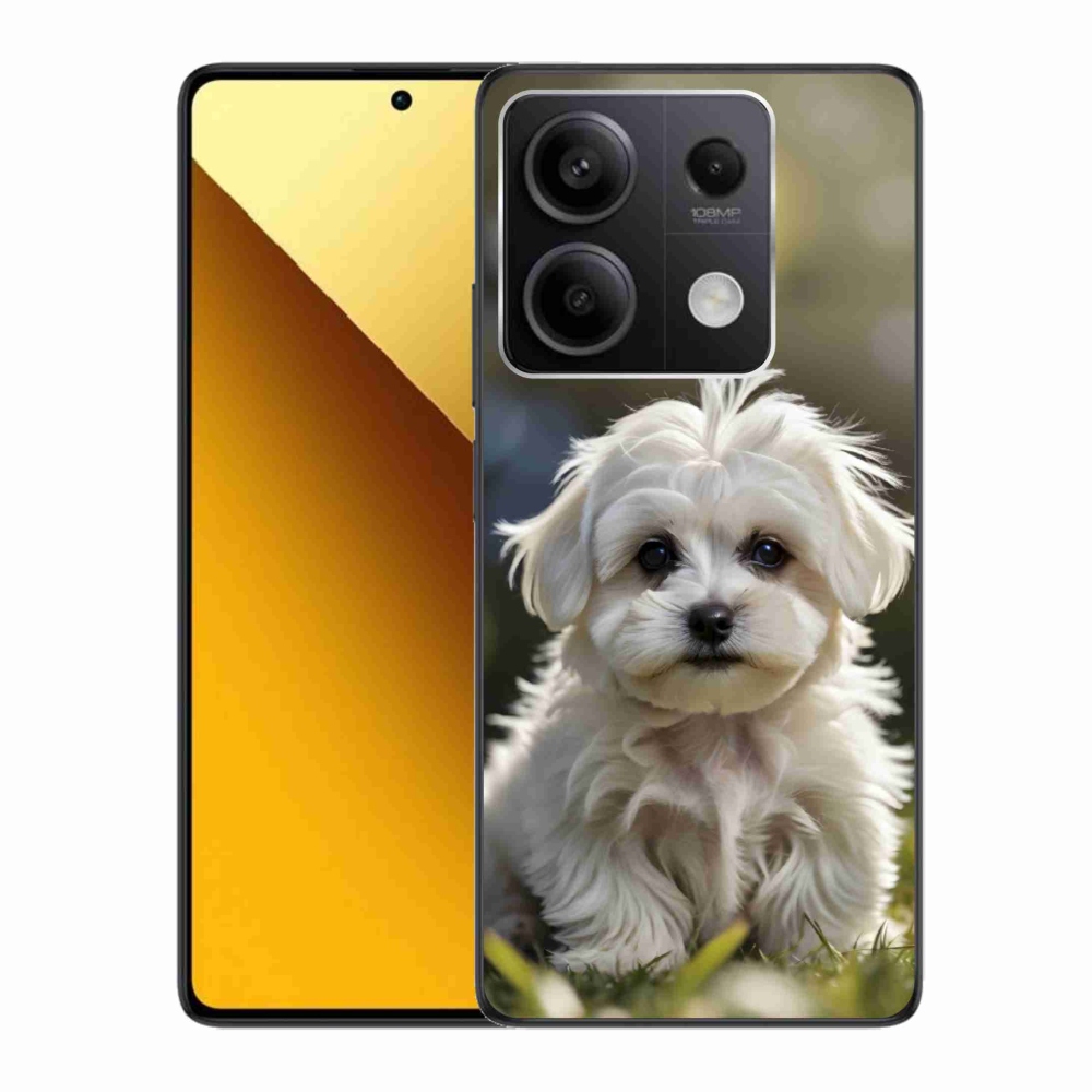 Gél borítás mmCase a Xiaomi Redmi Note 13 5G-hez - aranyos máltai kutya