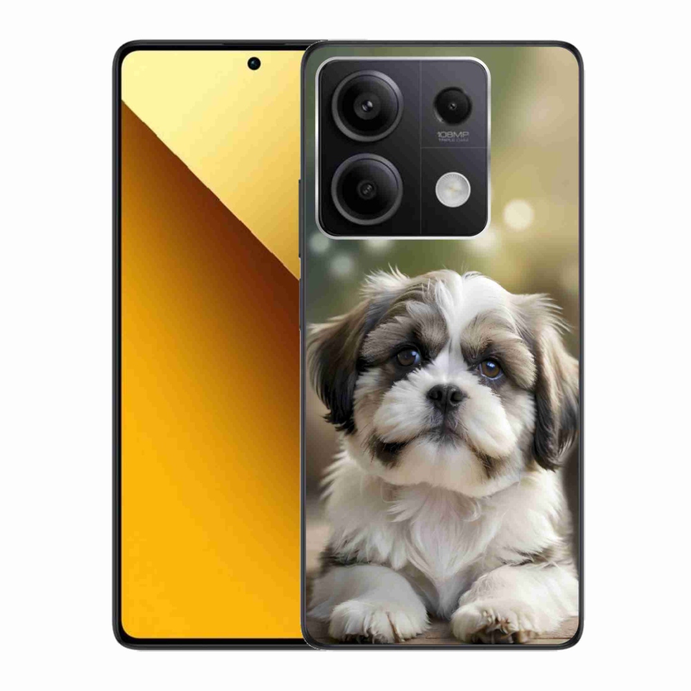 Gél borító mmCase a Xiaomi Redmi Note 13 5G-hez - aranyos shih-tzu