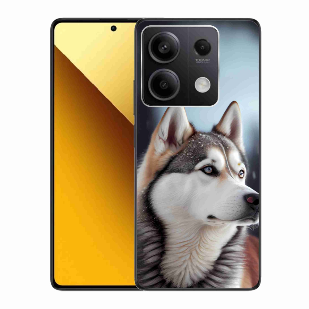 Gél borítás mmCase a Xiaomi Redmi Note 13 5G-hez - Szibériai Husky