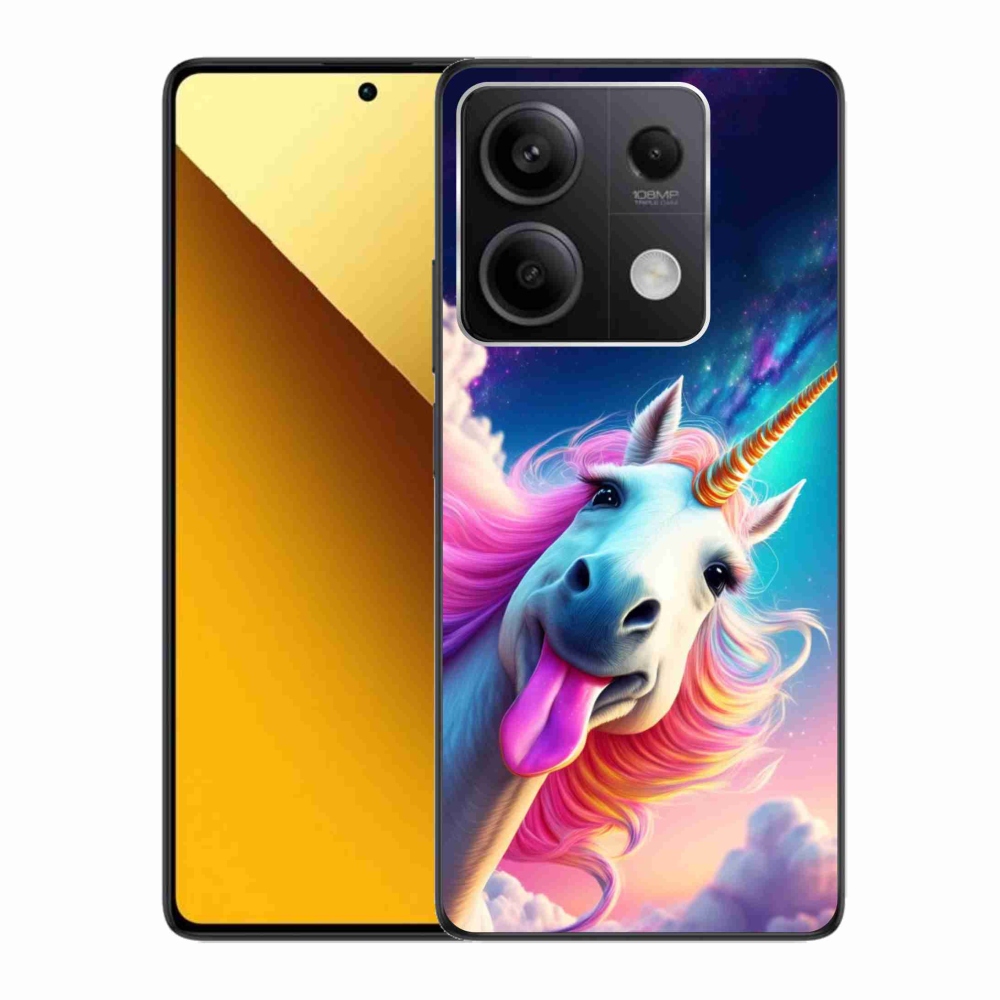 Gél borítás mmCase a Xiaomi Redmi Note 13 5G számára - őrült egyszarvú