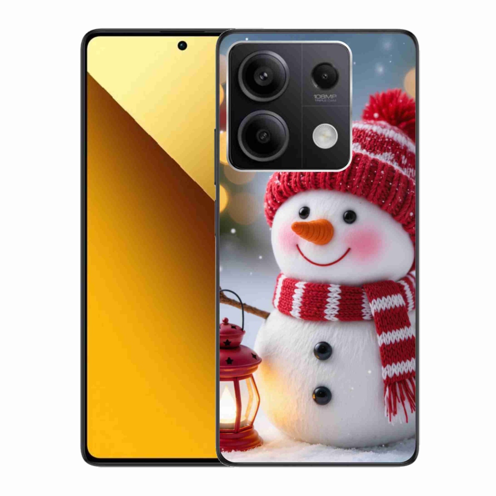 Gél borítás mmCase a Xiaomi Redmi Note 13 5G-hez - hóember 2