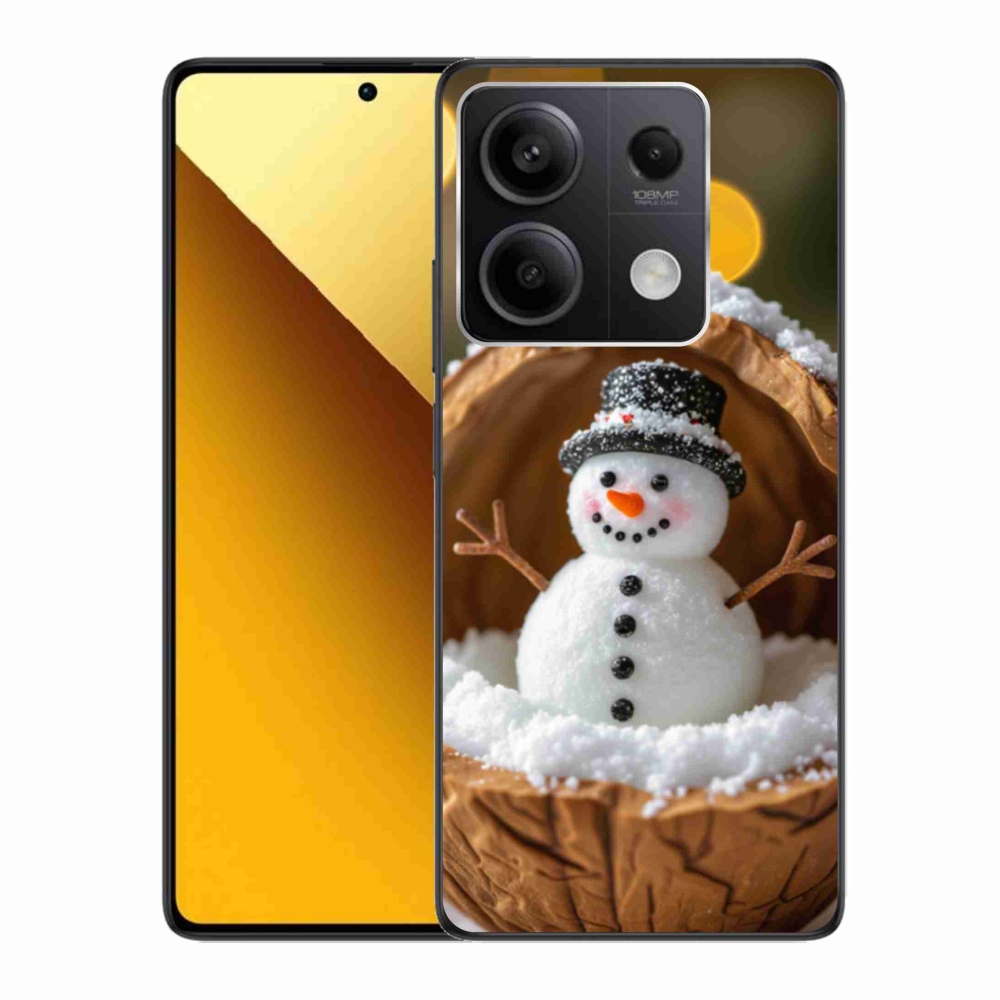 Gél borítás mmCase a Xiaomi Redmi Note 13 5G - hóember 4