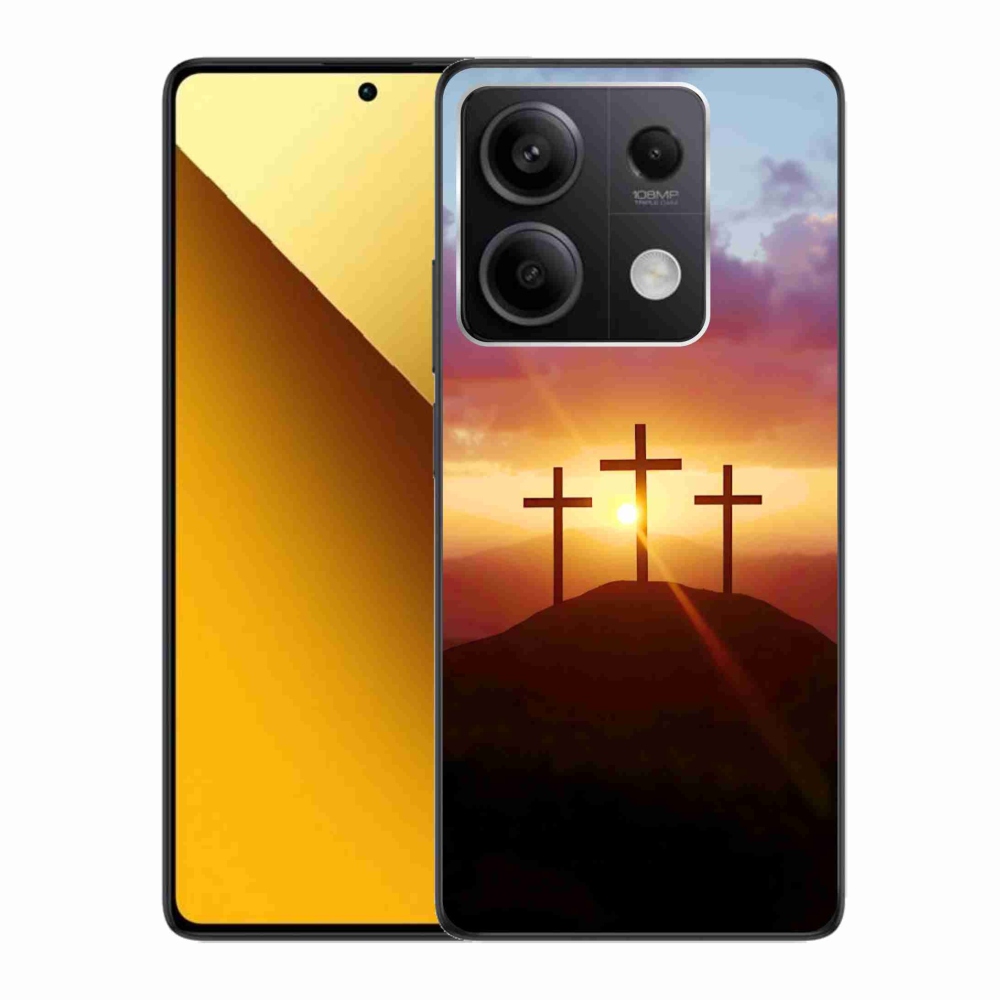Gél borítás mmCase a Xiaomi Redmi Note 13 5G-hez - három kereszt
