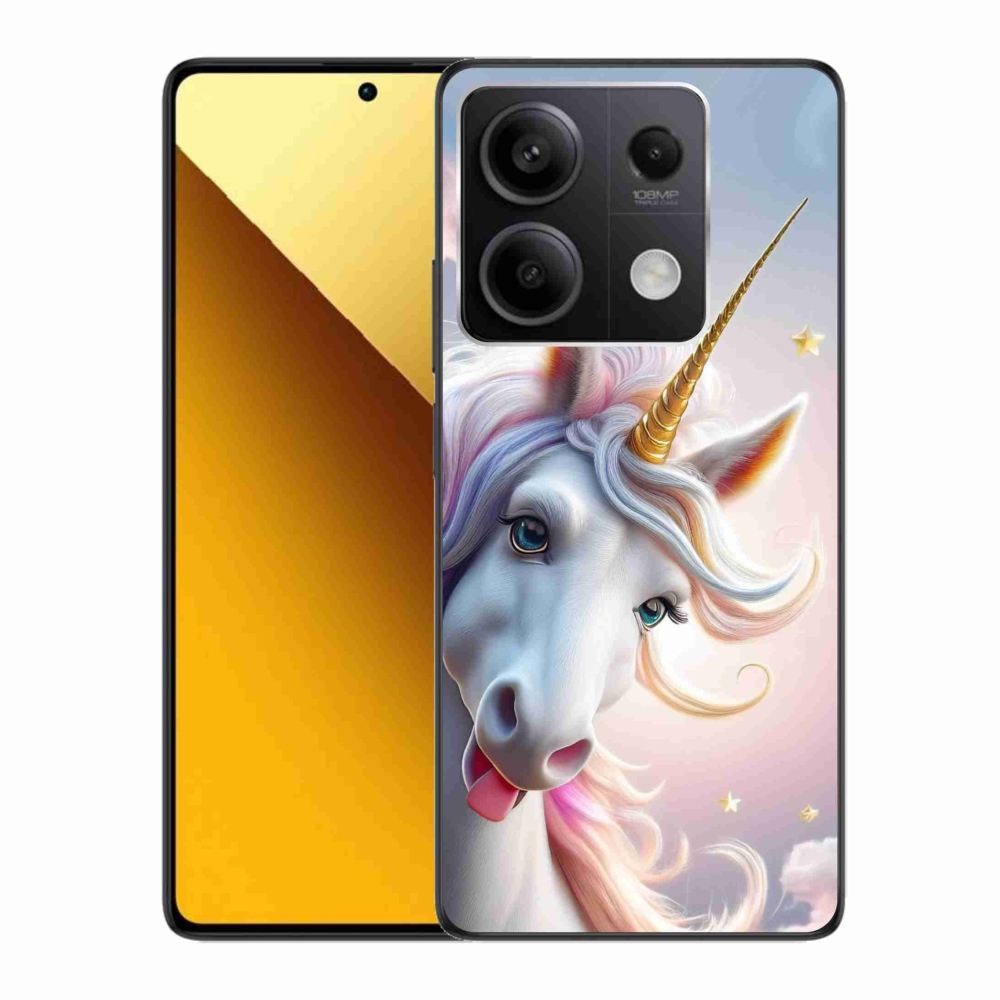 Gél borítás mmCase a Xiaomi Redmi Note 13 5G számára - vidám egyszarvú