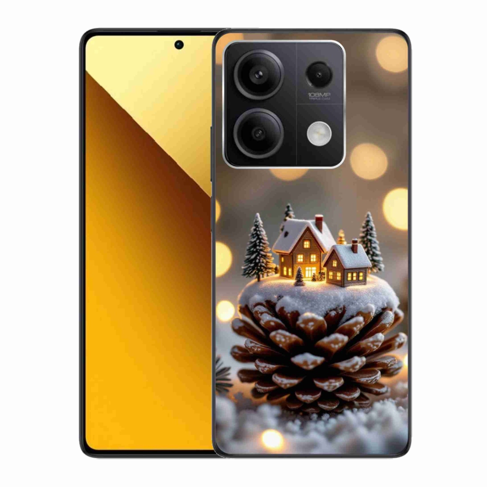 Gél borítás mmCase a Xiaomi Redmi Note 13 5G - téli falu számára