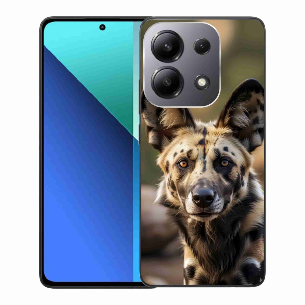 Gél borítás mmCase a Xiaomi Redmi Note 13-hoz - Afrikai vadkutya