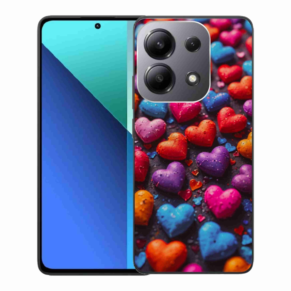 Gél borítás mmCase a Xiaomi Redmi Note 13-hoz - színes szív