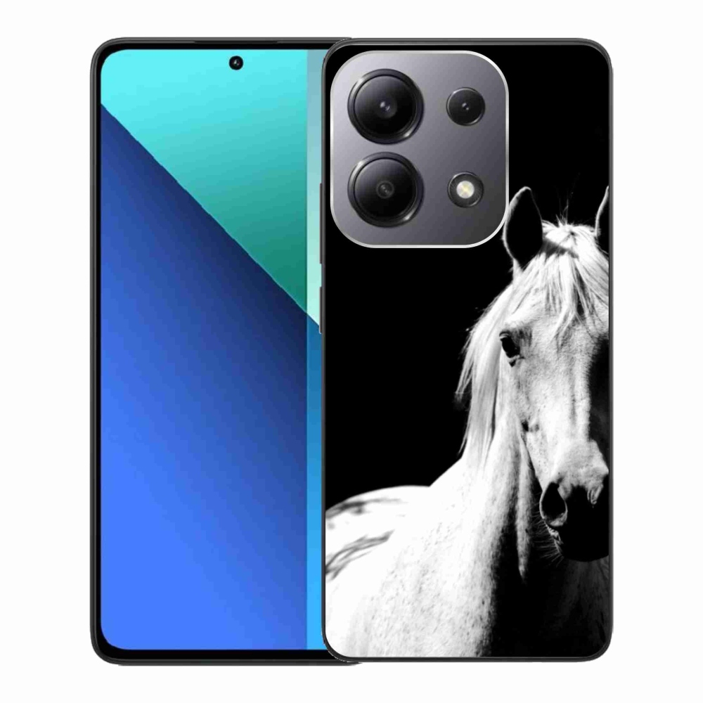 Gél borítás mmCase a Xiaomi Redmi Note 13-hoz - fehér ló 5