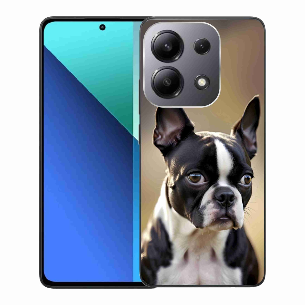 Gél borítás mmCase a Xiaomi Redmi Note 13-hoz - Boston Terrier