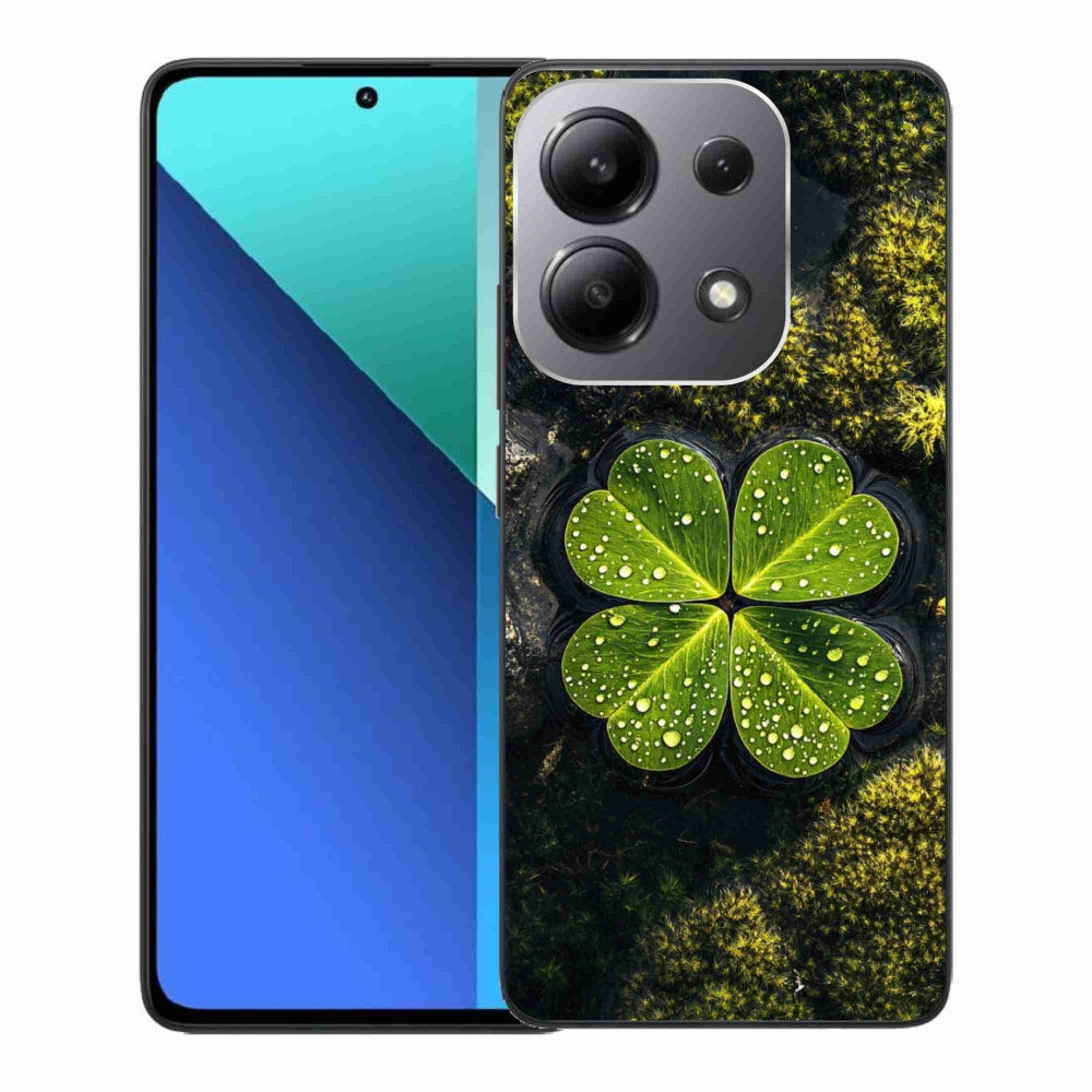 Gél borítás mmCase a Xiaomi Redmi Note 13-hoz - négylevelű lóhere