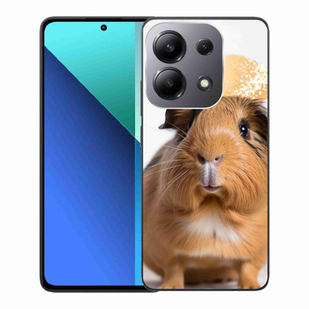 Gél borítás mmCase a Xiaomi Redmi Note 13-hoz - barna tengerimalac